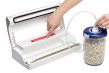 vacuum packing containers with food