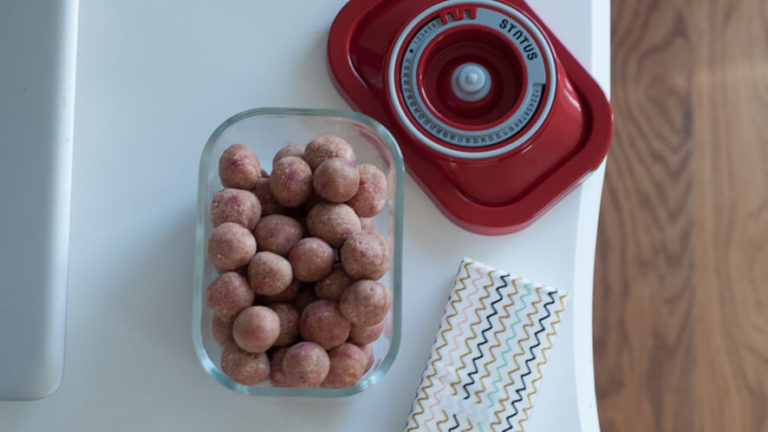 glass vacuum container for food