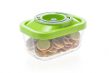 Small glass vacuum container