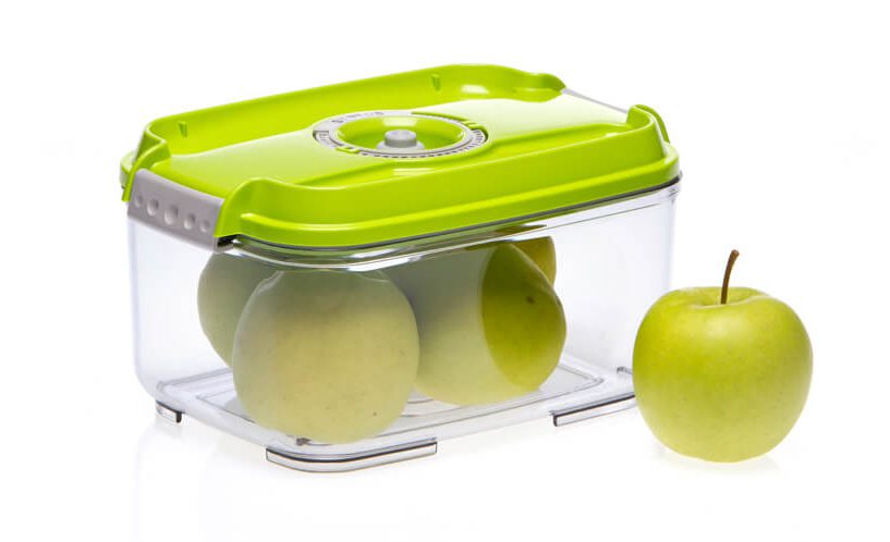 rectangular vacuum container from Status innovations