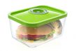 glass food container with vacuum lid