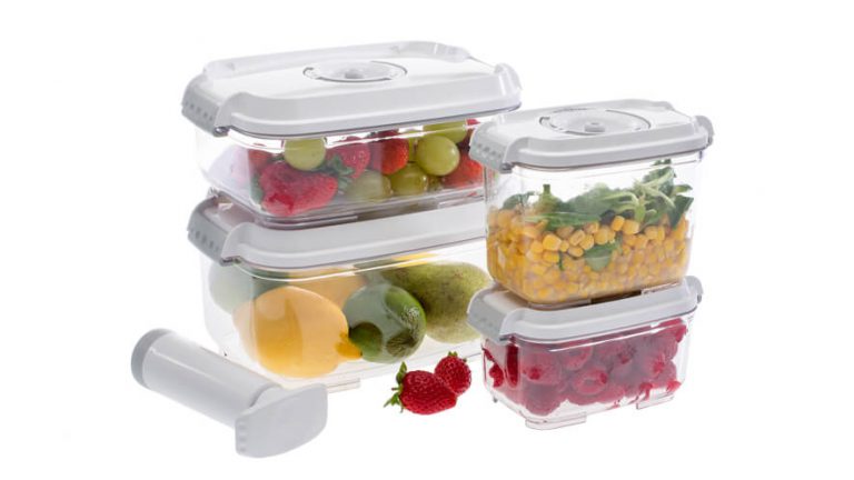 set of vacuume containers