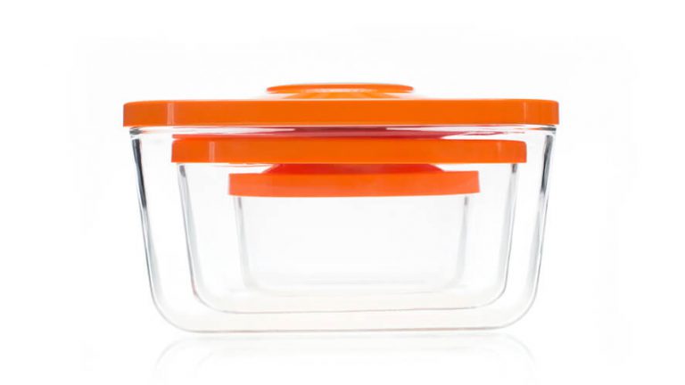 nestable glass food containers