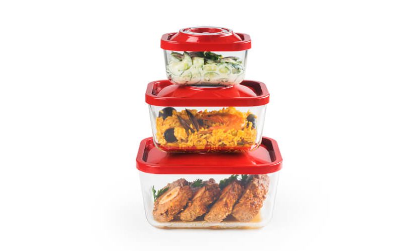 glass vacuum food storage canister