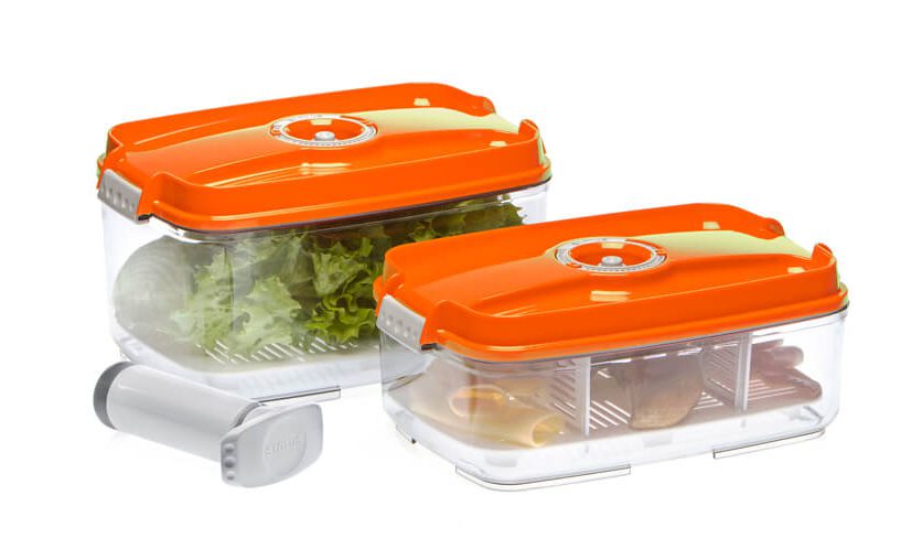 plastic vacuum containers for food