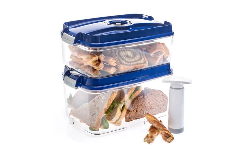 Food containers for sandwiches
