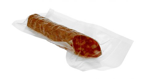 Vacuum packed cured sausage