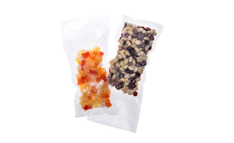 Vacuum packed nuts and dry fruit.