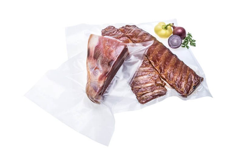 vacuum packed dried meat delicacies in extra large food vacuum bags