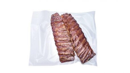 Vacuum bags for larger cuts of meat made from XL vacuum foil roll.