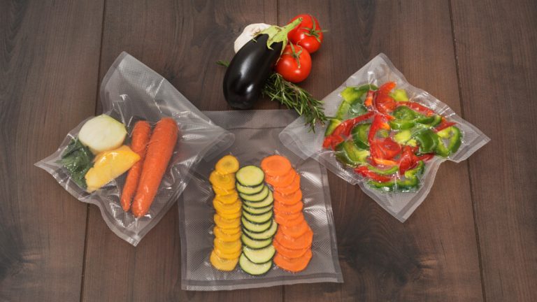 vacuum packed vegetables for freezing