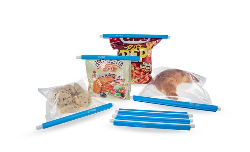 FRESH SEAL Box 6-12pc Set Keep Food FRESH Grip Stick Original Bag Sealer  Closer