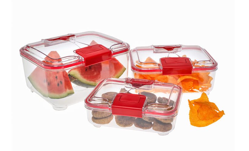 set of food containers