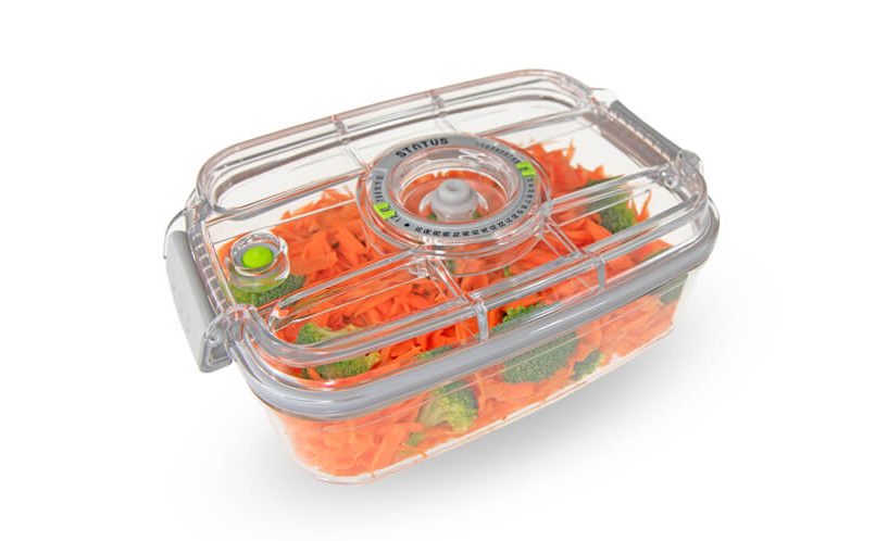 vacuum container for salad