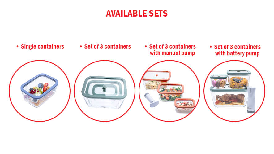 viva glass containers packaging